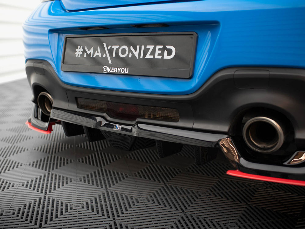 Maxton Central Rear Splitter (Vertical Bars) V.2 Toyota GR86 Mk1 Maxton Central Rear Splitter (Vertical Bars) V.2 Toyota GR86 Mk1