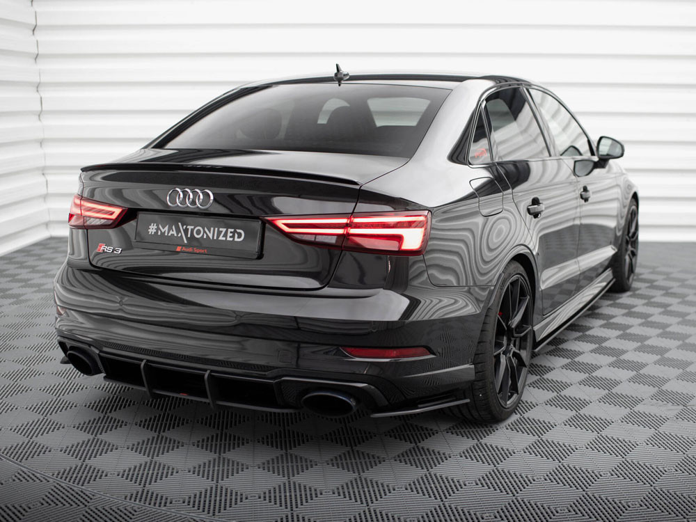 Maxton Street Pro Rear Side Splitters Audi RS3 Sedan 8V Facelift