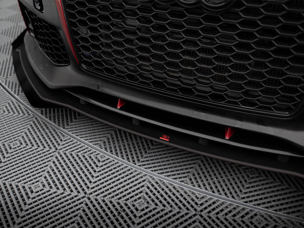 Maxton Street PRO Front Splitter + Flaps Audi A7 RS7 Look C7 Maxton Street PRO Front Splitter + Flaps Audi A7 RS7 Look C7