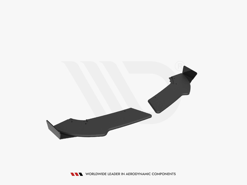 Maxton Street Pro Rear Side Splitters + Flaps Mercedes-Benz A 45 AMG W176 Facelift