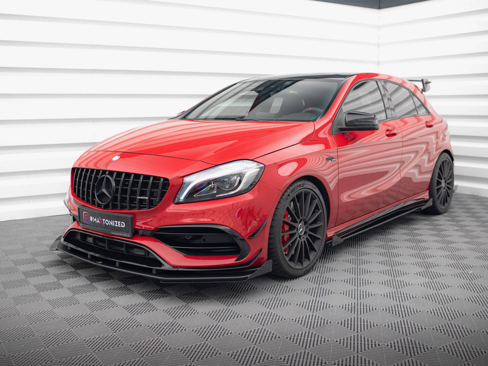 Maxton Front Flaps Mercedes-Benz A 45 AMG Aero W176 Facelift