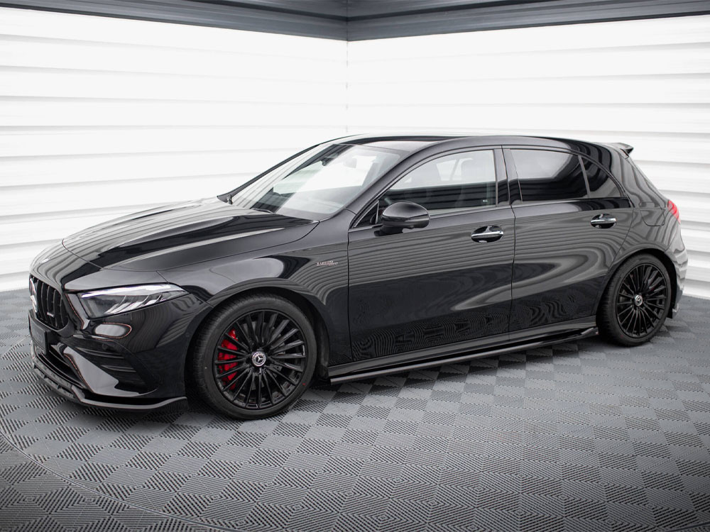 Maxton Side Skirt Diffusers Mercedes-AMG A35 / A AMG-Line W177 Facelift