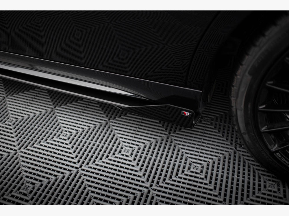 Maxton Street PRO Side Skirts Diffusers + Flaps Mercedes-AMG A35 W177 Facelift