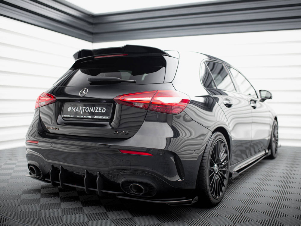 Maxton Street Pro Rear Side Splitters + Flaps Mercedes-AMG A35 Hatchback W177