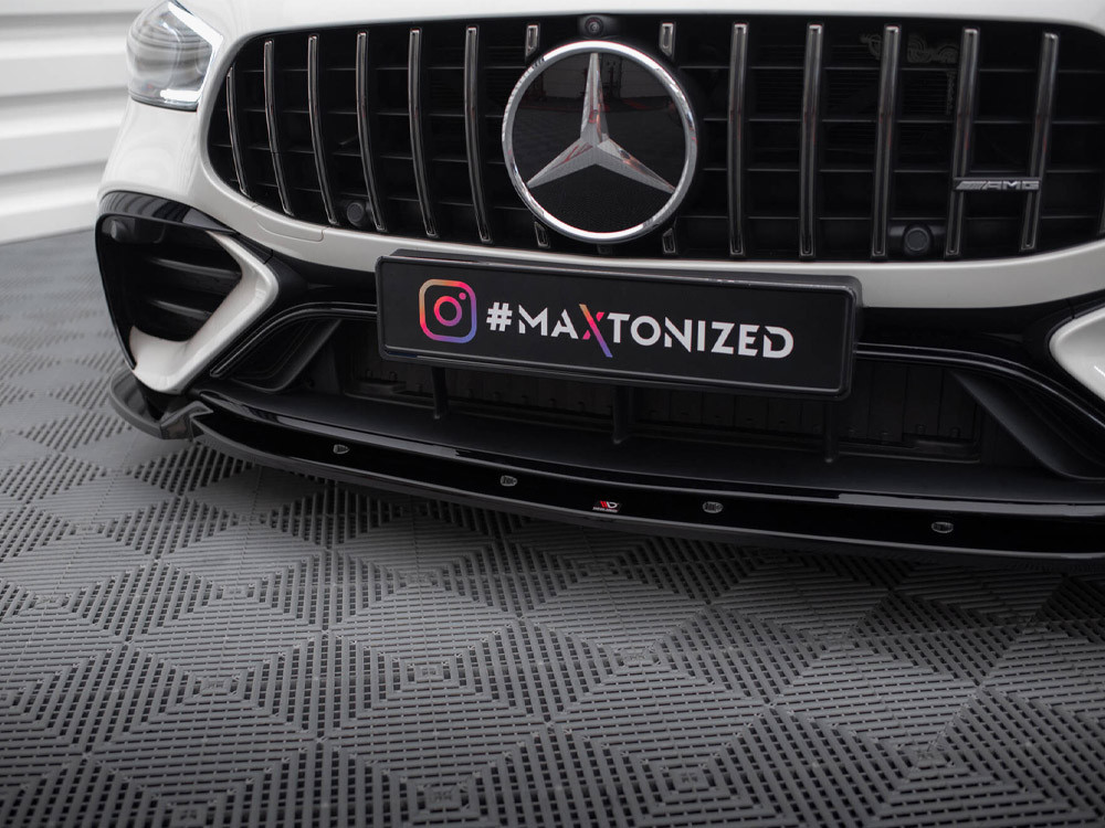 Maxton Front Splitter V.2 Mercedes-AMG GT 43 4 Door Coupe V8 Styling Package