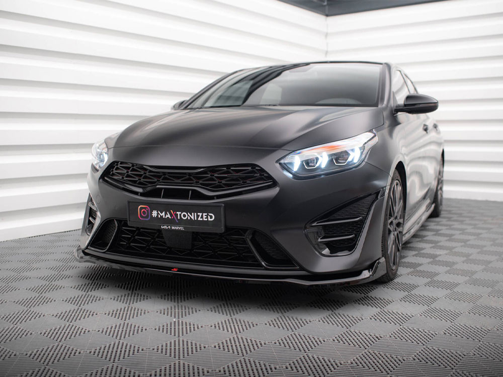 Maxton Front Splitter V.1 Kia Proceed GT Mk3 Facelift / Ceed GT / GT - Line Mk1 Facelift