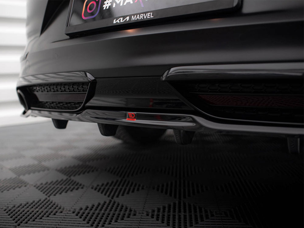 Maxton Central Rear Splitter (Vertical Bars) KIA ProCeed GT Mk1 Facelift Maxton Central Rear Splitter (Vertical Bars) KIA ProCeed GT Mk1 Facelift