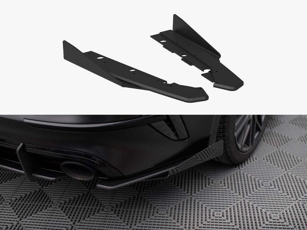 Maxton Street Pro Rear Side Splitters + Flaps KIA ProCeed GT Mk1 Facelift
