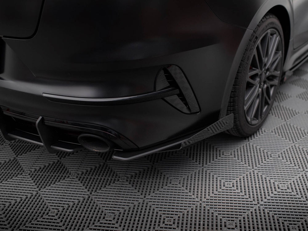 Maxton Street Pro Rear Side Splitters + Flaps KIA ProCeed GT Mk1 Facelift