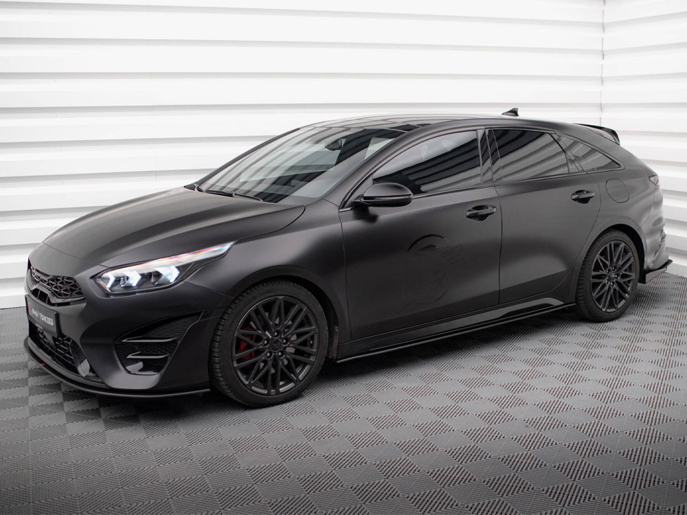 Maxton Street PRO Side Skirts Diffusers Kia Proceed GT / GT-Line Mk1 Facelift / Ceed GT Mk3 Facelift