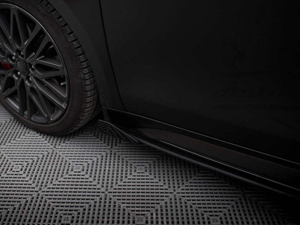 Maxton Street PRO Side Skirts Diffusers + Flaps Kia Proceed GT / GT-Line Mk1 Facelift / Ceed GT Mk3 Facelift