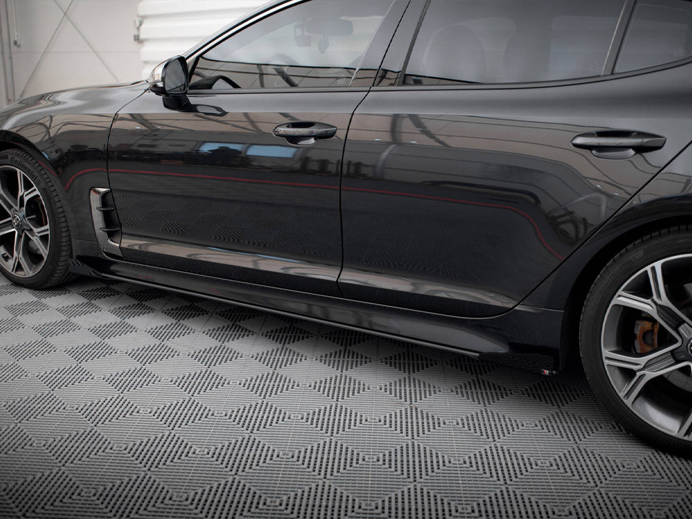 Maxton Street PRO Side Skirts Diffusers + Flaps Kia Stinger GT / GT-Line / Standard Mk1 Maxton Street PRO Side Skirts Diffusers + Flaps Kia Stinger GT / GT-Line / Standard Mk1