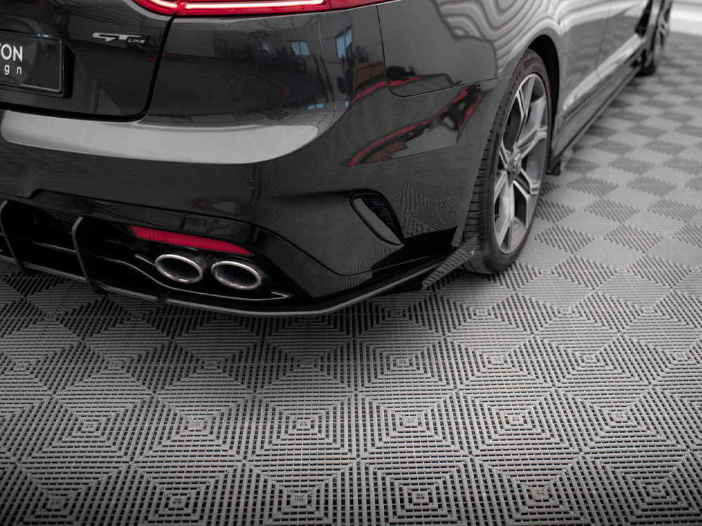 Maxton Rear Side Flaps Kia Stinger GT / GT-Line Mk1