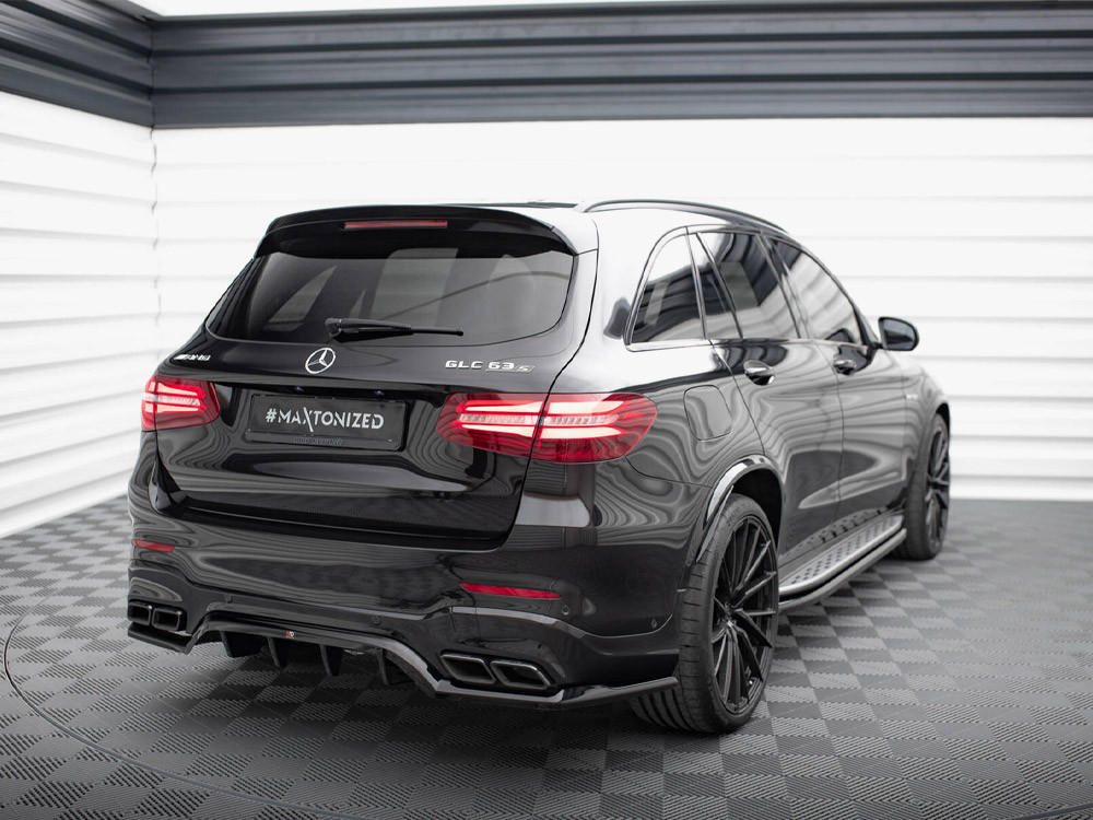 Maxton Rear Splitter (Vertical Bars) V.1 Mercedes-AMG GLC 63 SUV X253