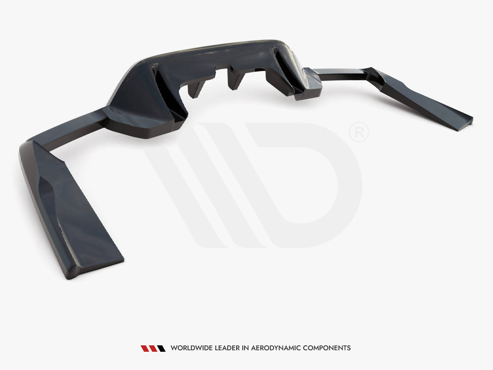 Maxton Rear Splitter (Vertical Bars) V.1 Mercedes-AMG GLC 63 SUV X253