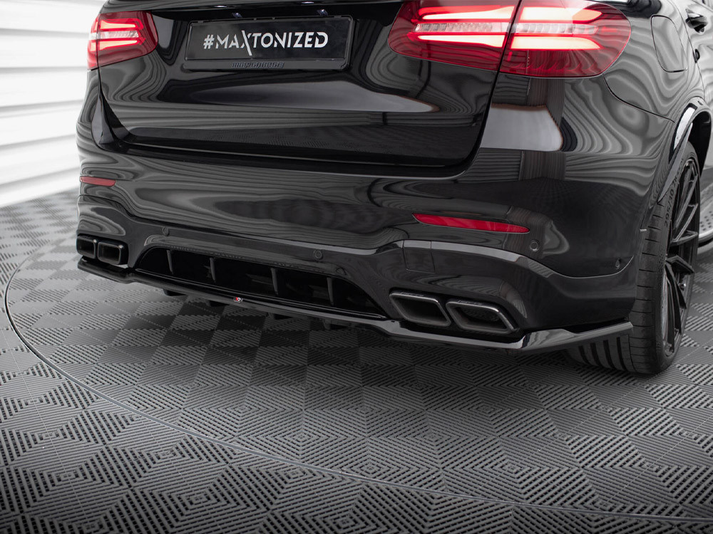 Maxton Rear Splitter (Vertical Bars) V.2 Mercedes-AMG GLC 63 SUV X253