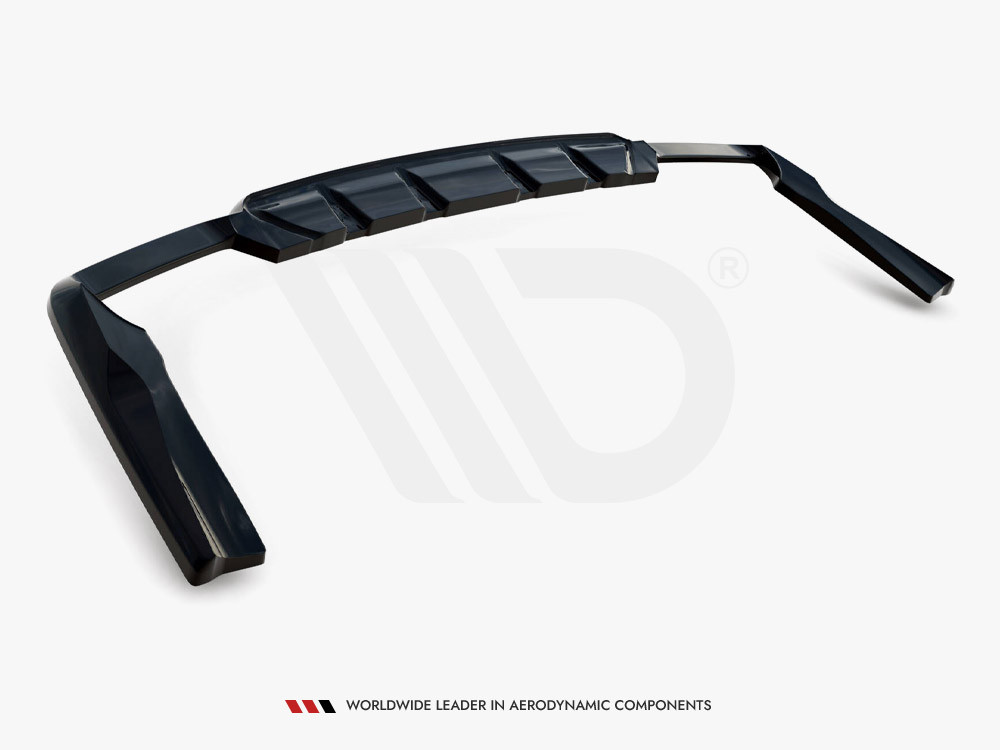 Maxton Rear Splitter (Vertical Bars) V.2 Mercedes-AMG GLC 63 SUV X253