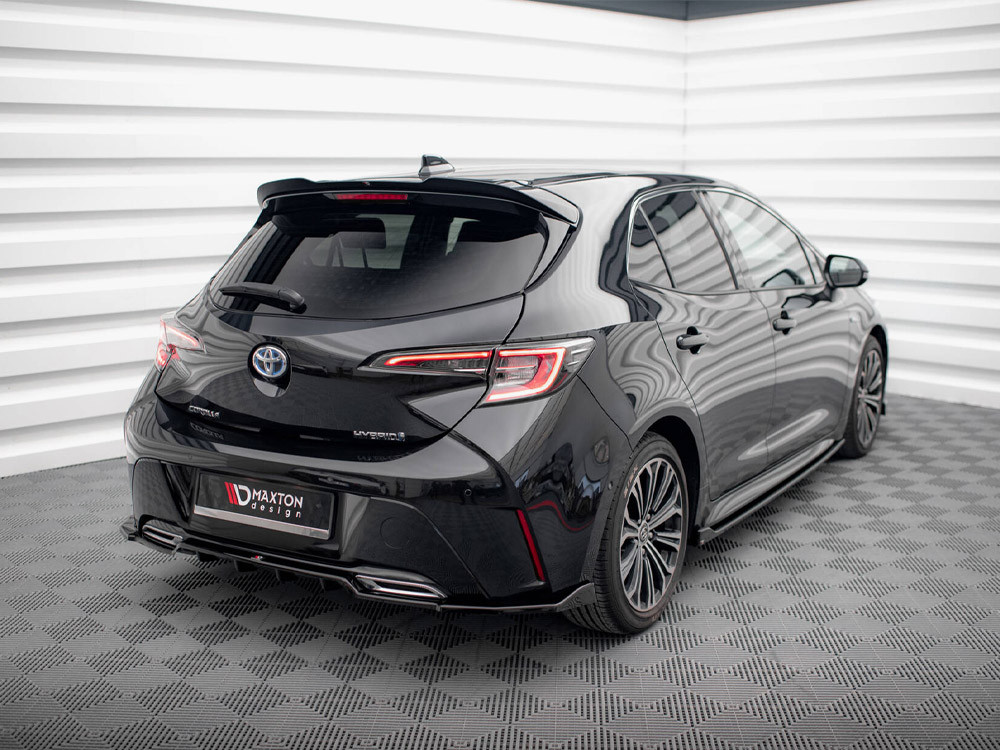 Maxton Rear Splitter (Vertical Bars) Toyota Corolla Hatchback Mk12 Maxton Rear Splitter (Vertical Bars) Toyota Corolla Hatchback Mk12