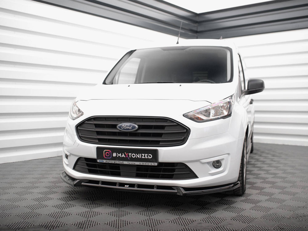 Maxton Front Splitter V.2 Ford Transit Connect Mk2 Facelift