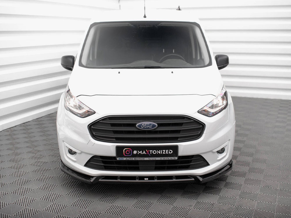 Maxton Front Splitter V.2 Ford Transit Connect Mk2 Facelift