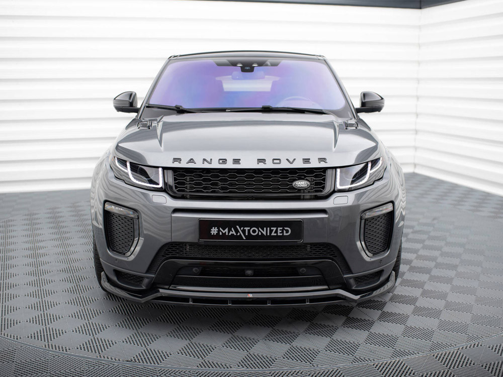 Maxton Front Splitter Land Rover Range Rover Evoque HSE Dynamic Mk1 Facelift