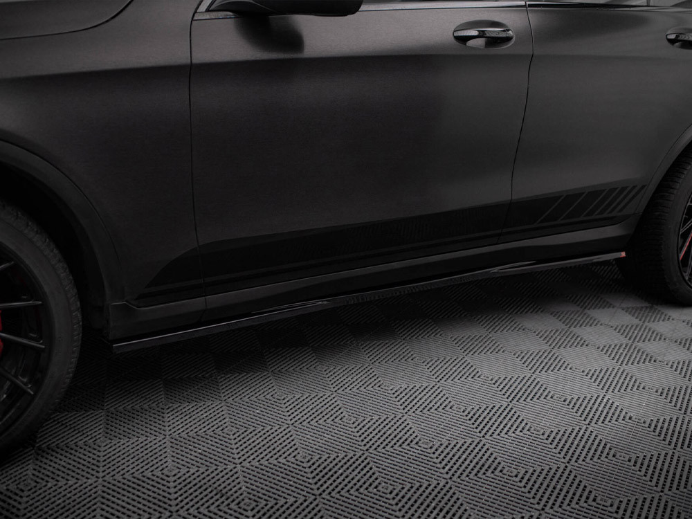 Maxton Side Skirts Diffusers V.2 Mercedes-Benz GLC Coupe AMG-Line C253