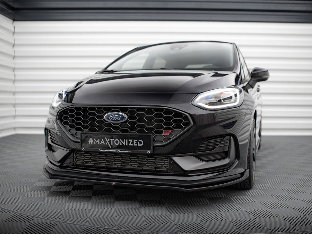 Maxton Front Splitter V.1 Ford Fiesta ST / ST-Line Mk8 Facelift