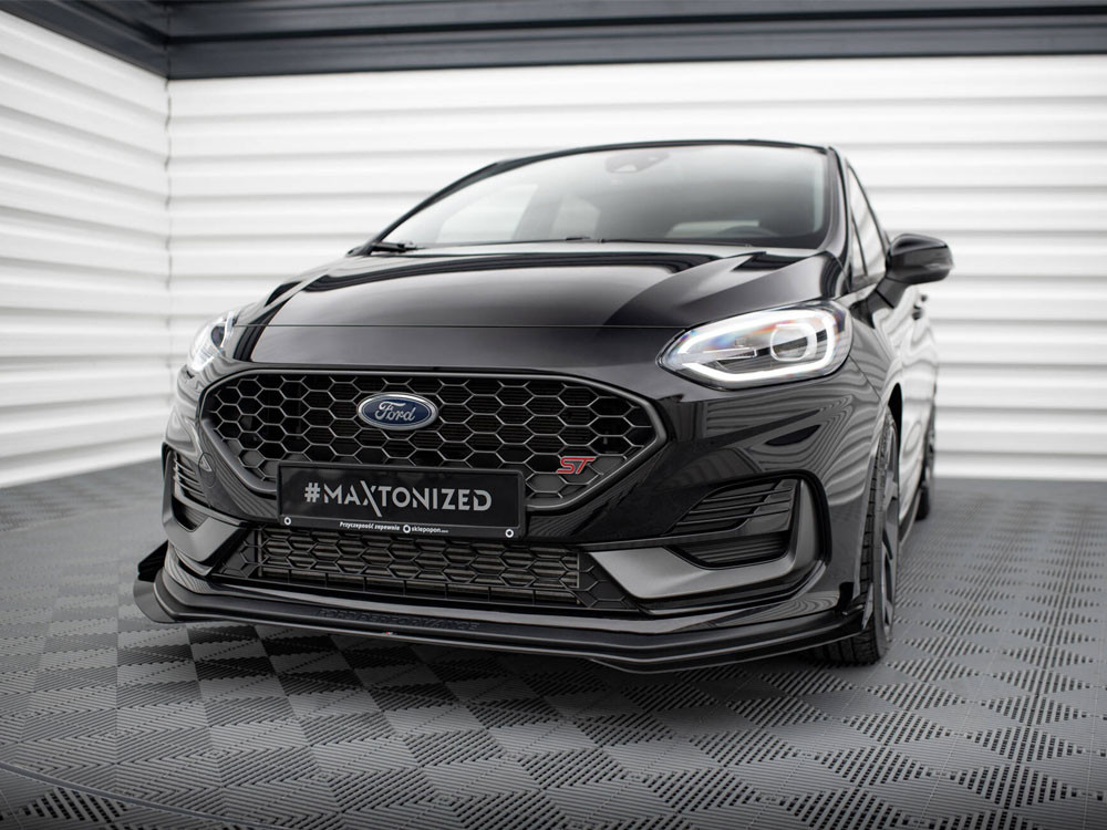 Maxton Street PRO Front Splitter + Flaps Ford Fiesta ST Mk8 Facelift