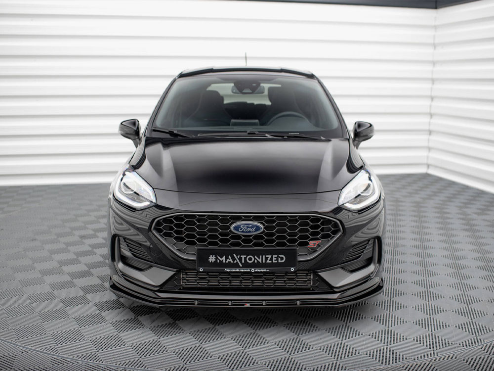 Maxton Front Splitter V.2 Ford Fiesta ST / ST-Line Mk8 Facelift Maxton Front Splitter V.2 Ford Fiesta ST / ST-Line Mk8 Facelift