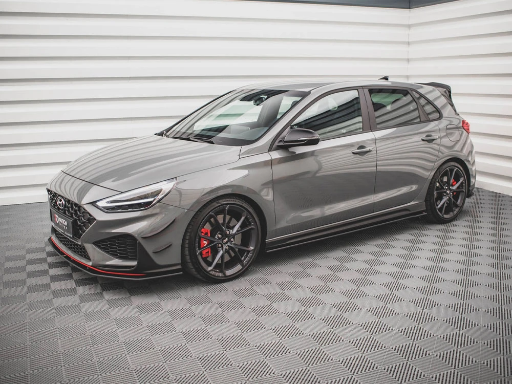 Maxton Street PRO Side Skirt Diffusers V.2 Hyundai I30 N / N-Line Hatchback / Fastback Mk3 / Mk3 Facelift