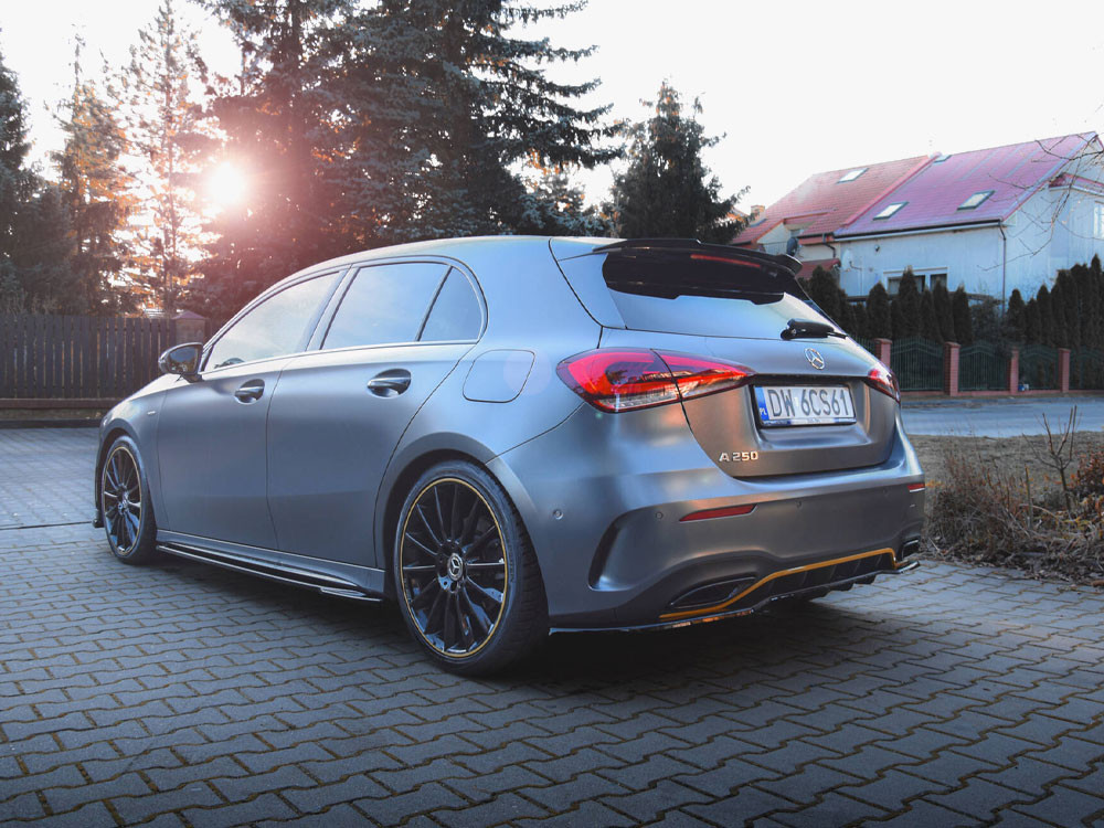 Maxton Rear Splitter (Vertical Bars) Mercedes-Benz A Hatchback AMG Line W177
