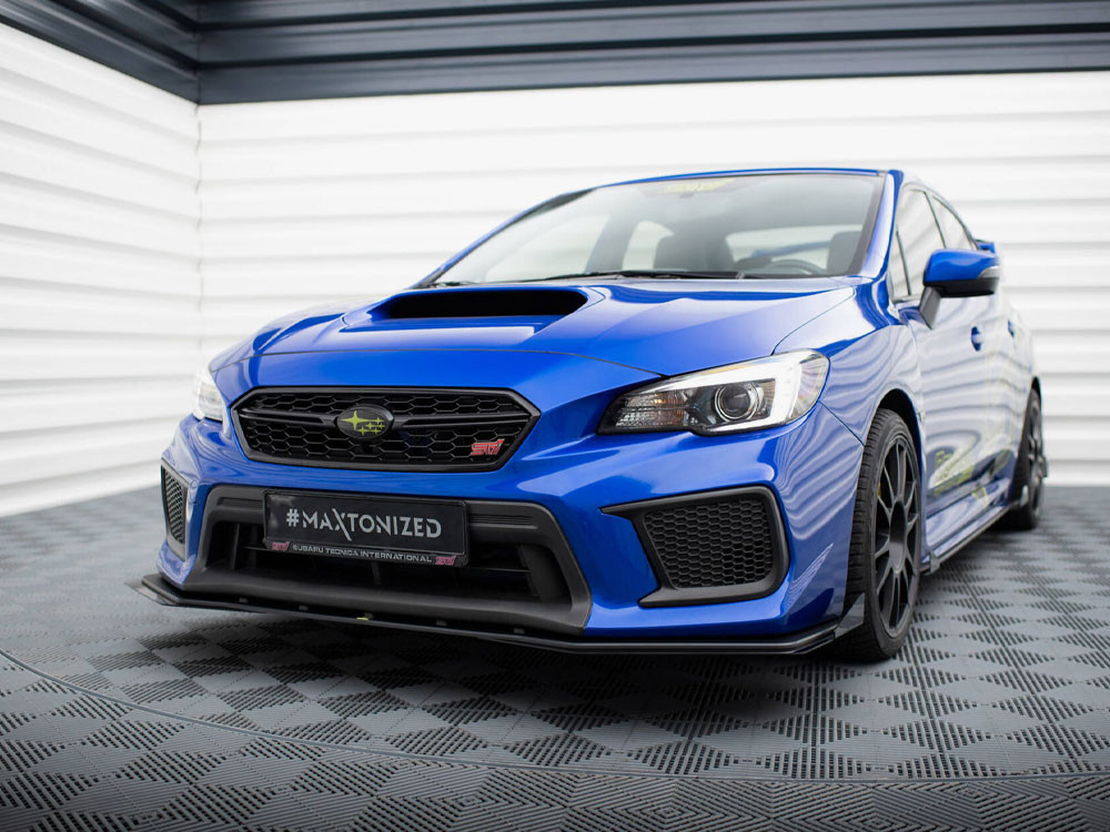 Maxton Street PRO Front Splitter + Flaps Subaru WRX STI Mk1 Facelift