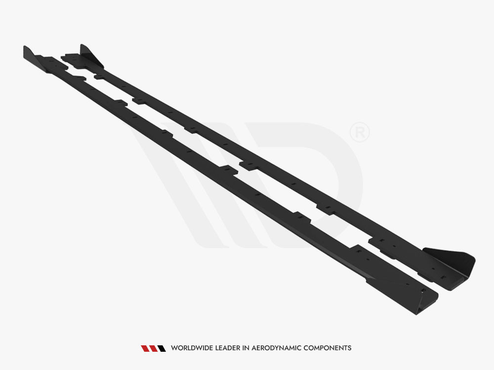 Maxton Street PRO Side Skirts Diffusers + Flaps Subaru WRX STI Mk1