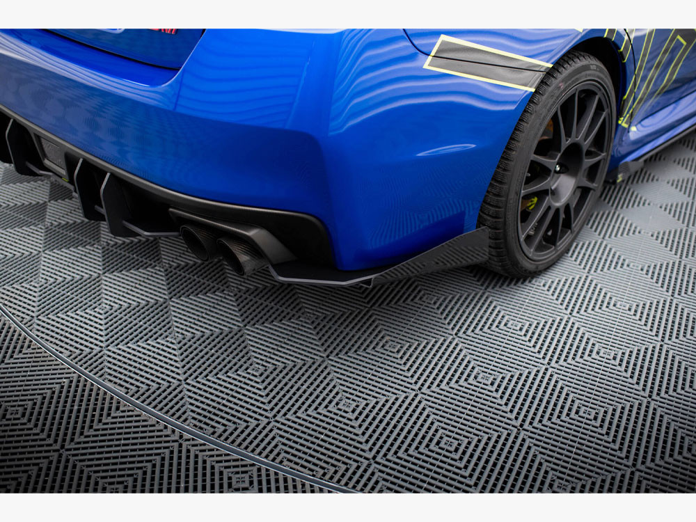 Maxton Street Pro Rear Side Splitters + Flaps Subaru WRX STI Mk1