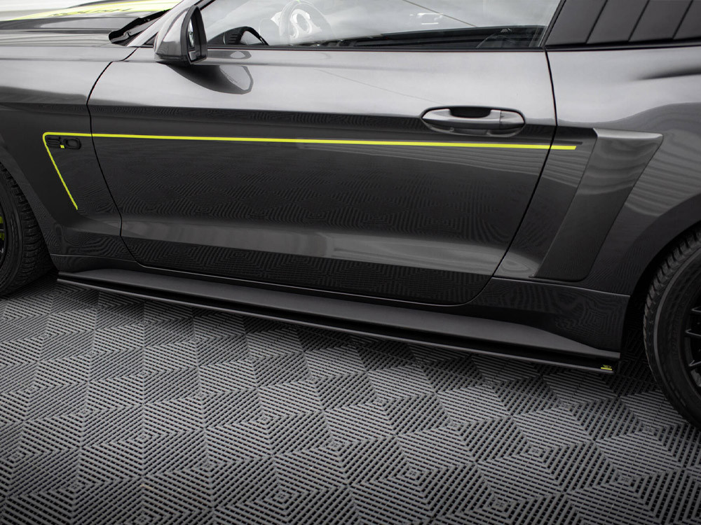 Maxton Street PRO Side Skirts Diffusers Ford Mustang GT Mk6 Maxton Street PRO Side Skirts Diffusers Ford Mustang GT Mk6