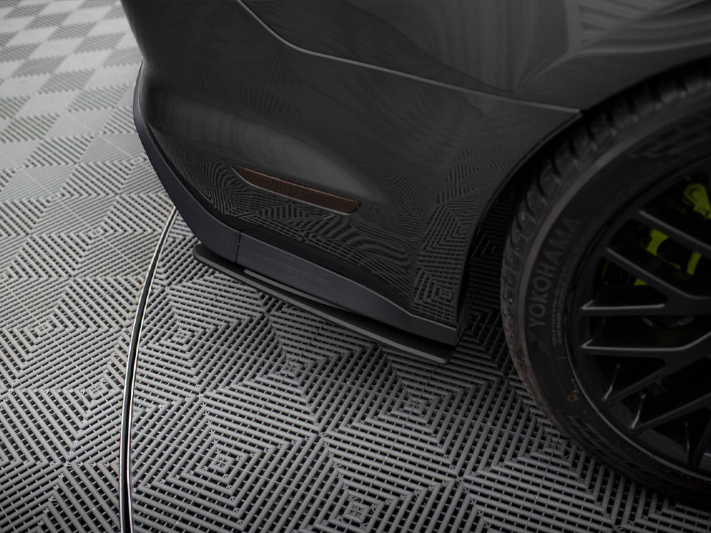 Maxton Street Pro Rear Side Splitters Ford Mustang GT Mk6