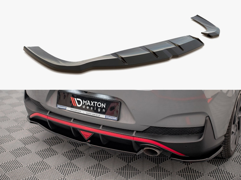 Maxton Rear Side Splitters Hyundai I30 Fastback N-Line Mk3 Facelift