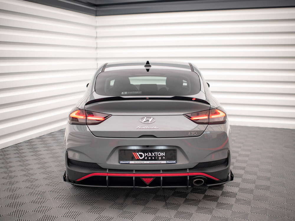 Maxton Street PRO Rear Diffuser + Flaps Hyundai I30 Fastback N-Line Mk3 Facelift