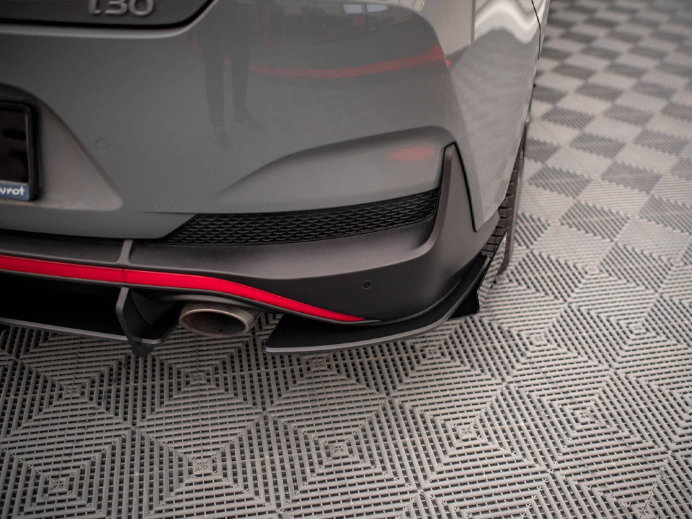 Maxton Street PRO Rear Diffuser + Flaps Hyundai I30 Fastback N-Line Mk3 Facelift