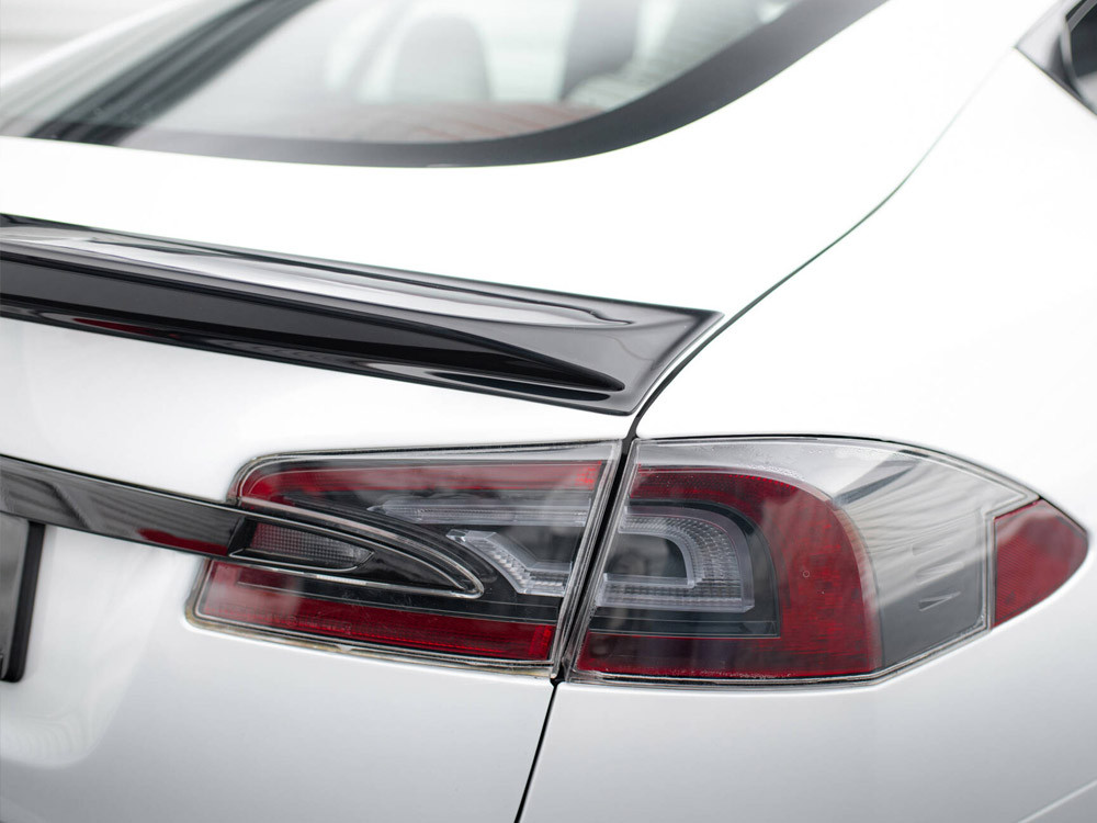 Maxton Spoiler CAP 3D Tesla Model S Plaid Mk1 Facelift