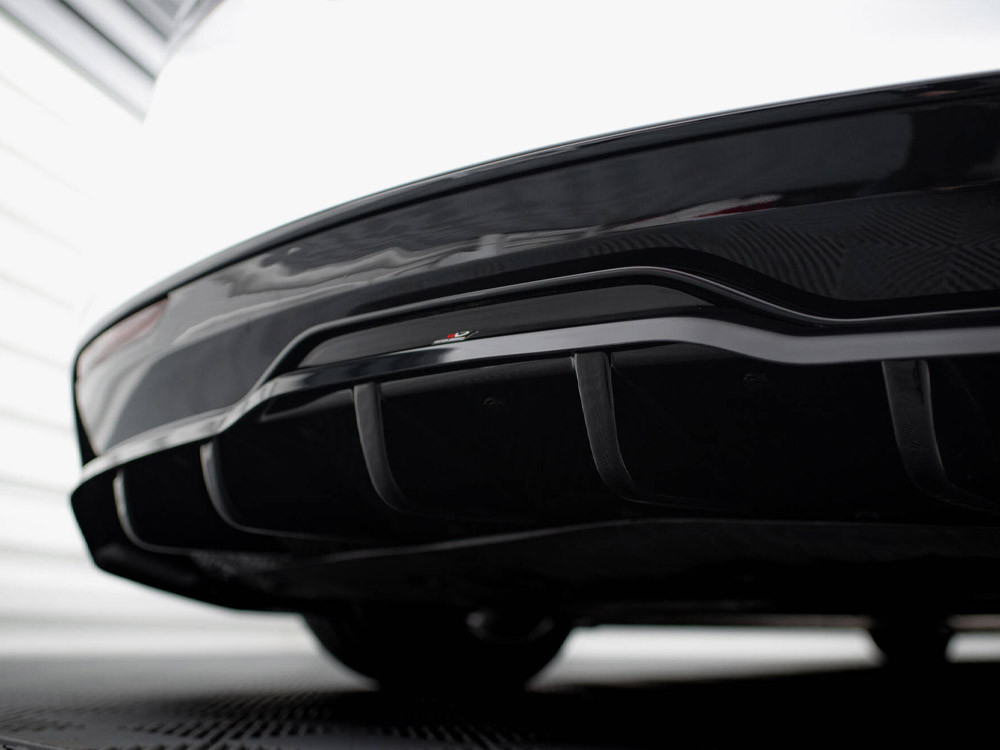 Maxton Rear Splitter (Vertical Bars) V.1 Tesla Model S Plaid Mk1 Facelift