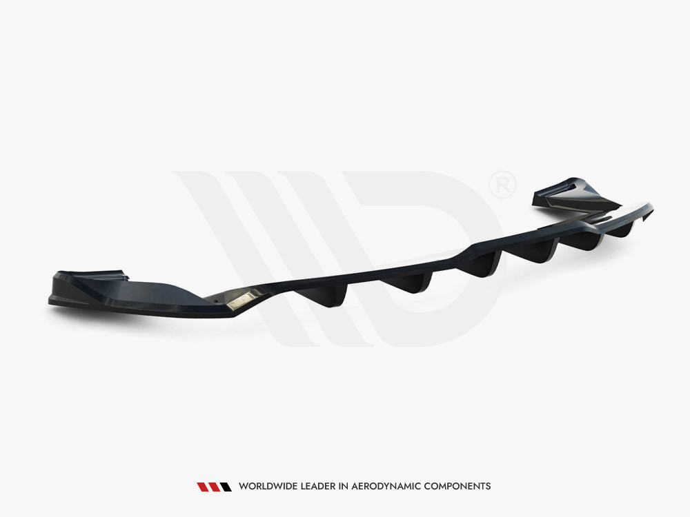 Maxton Rear Splitter (Vertical Bars) V.1 Tesla Model S Plaid Mk1 Facelift