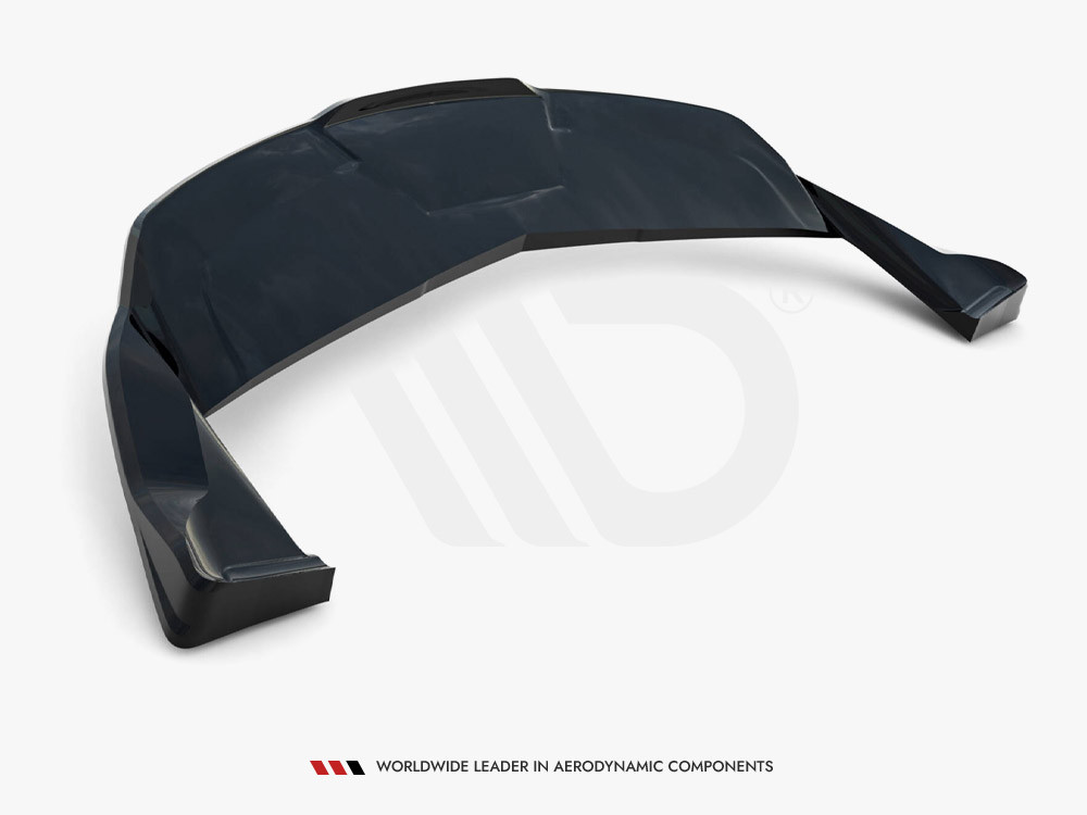 Maxton Rear Splitter (Vertical Bars) V.1 Tesla Model S Plaid Mk1 Facelift