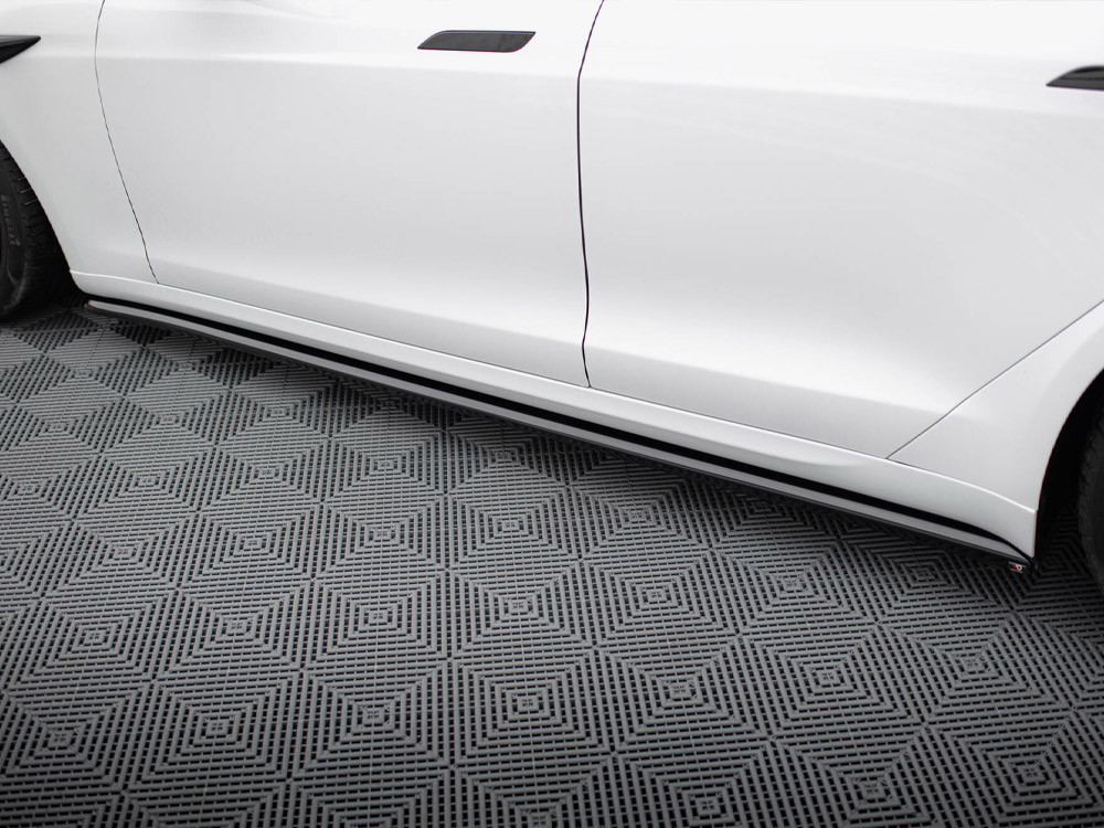 Maxton Side Skirts Diffusers V.2 Tesla Model S Plaid Mk1 Facelift