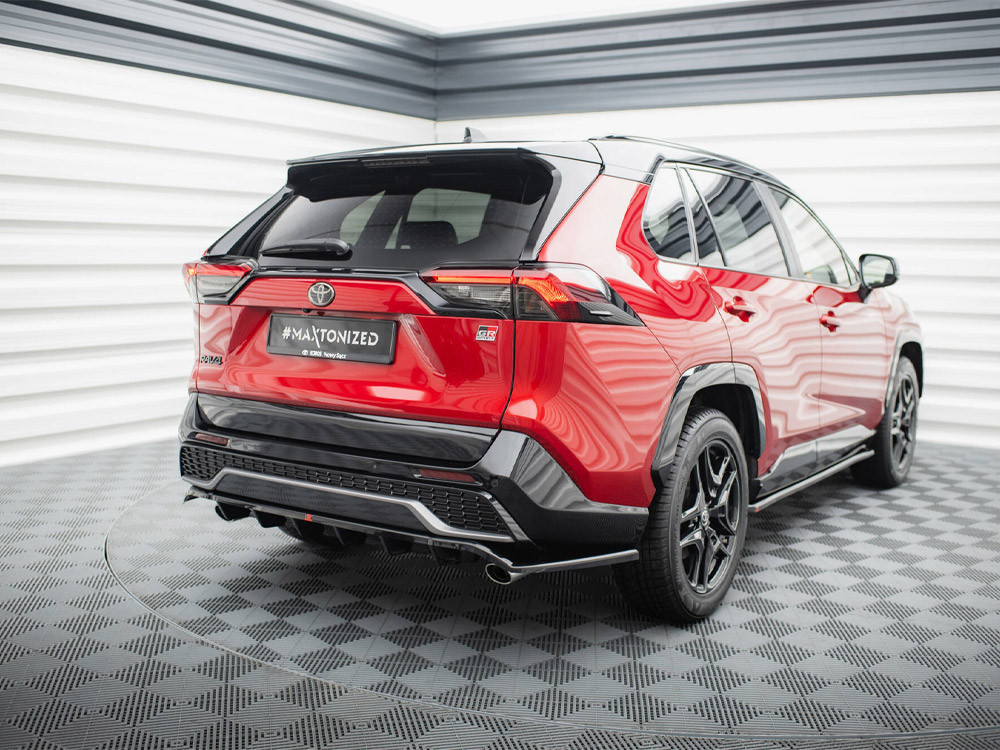 Maxton Rear Splitter (Vertical Bars) Toyota RAV4 GR Sport Mk5