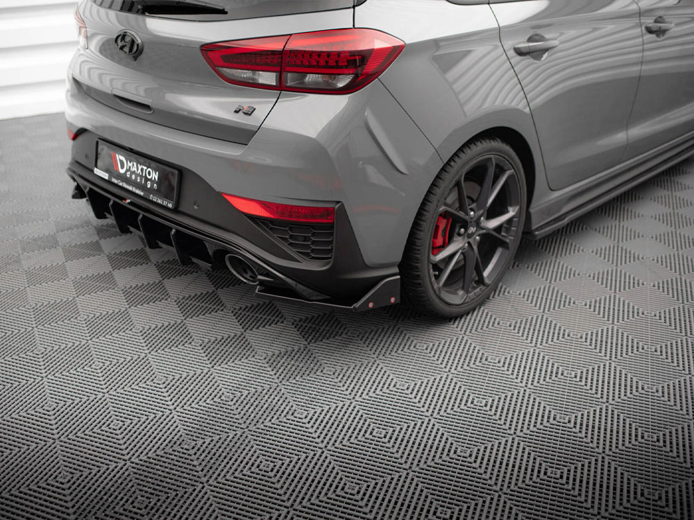 Maxton Rear Side Splitters V.4 + Flaps Hyundai I30 N Hatchback Mk3 Facelift