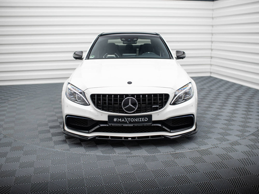 Maxton Front Splitter V.2 Mercedes-AMG C63 Sedan / Estate W205 / S205