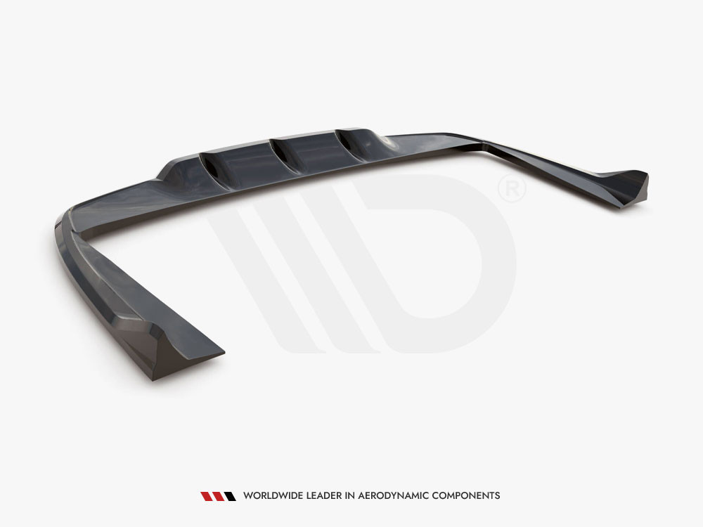 Maxton Rear Splitter (Vertical Bars) Mercedes-AMG C63 Sedan / Estate W205 / S205