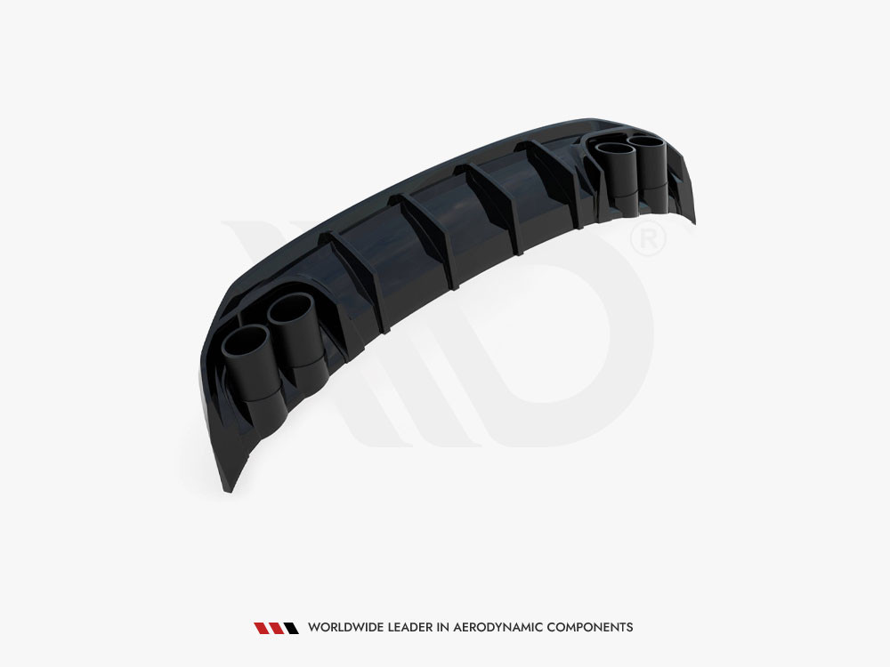 Maxton Rear Valance + Exhaust Ends Imitation Audi A3 S-Line Sedan 8Y - Black Tips Maxton Rear Valance + Exhaust Ends Imitation Audi A3 S-Line Sedan 8Y - Black Tips