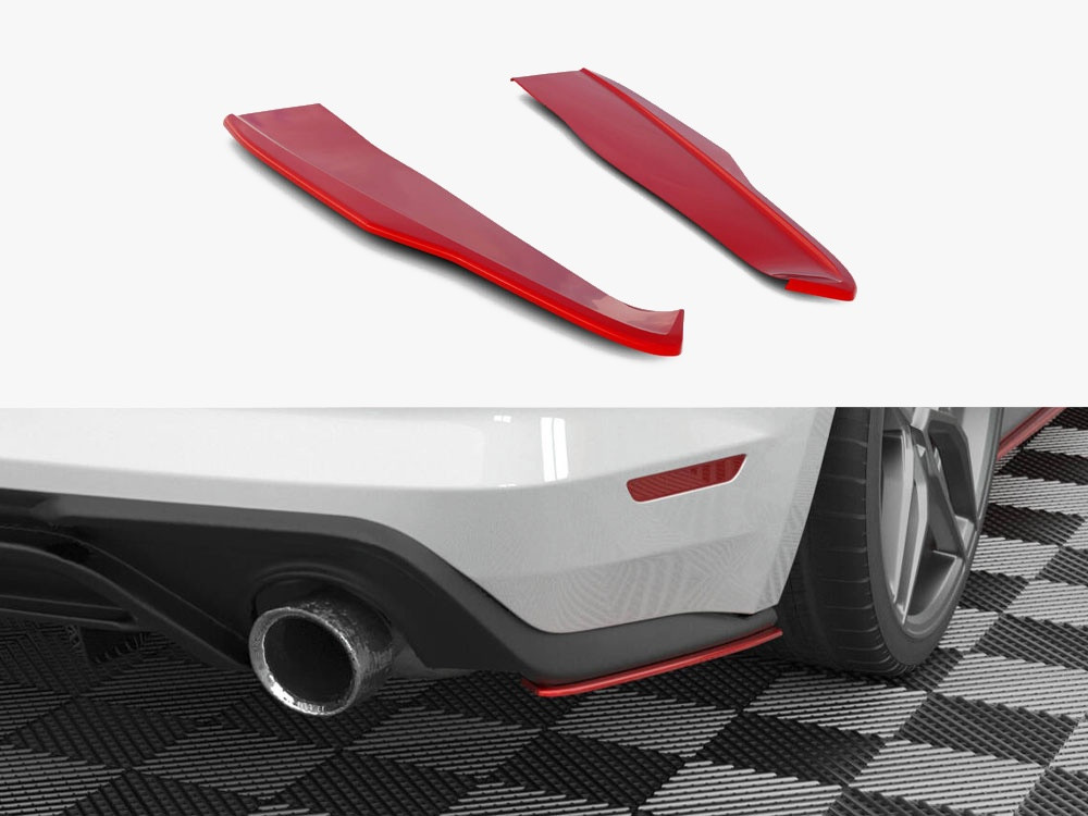 Maxton Rear Side Splitters V.2 Ford Mustang Mk6 Facelift Maxton Rear Side Splitters V.2 Ford Mustang Mk6 Facelift